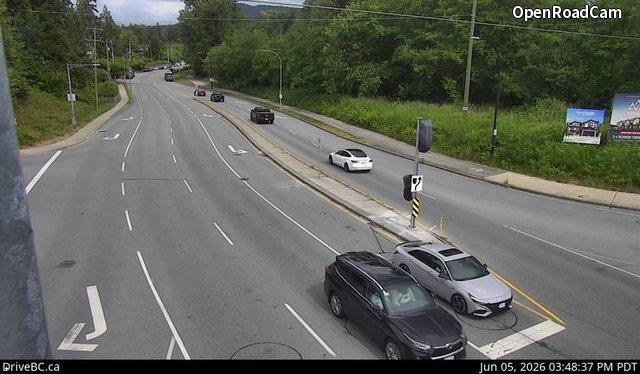 Kanaka Way at Lougheed - westbound