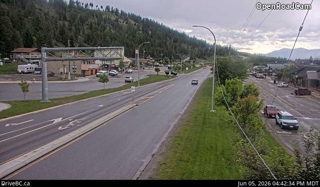 Radium Hot Springs southbound