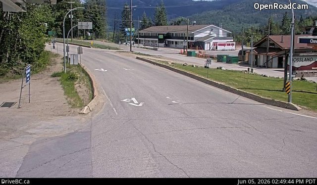 Rossland eastbound
