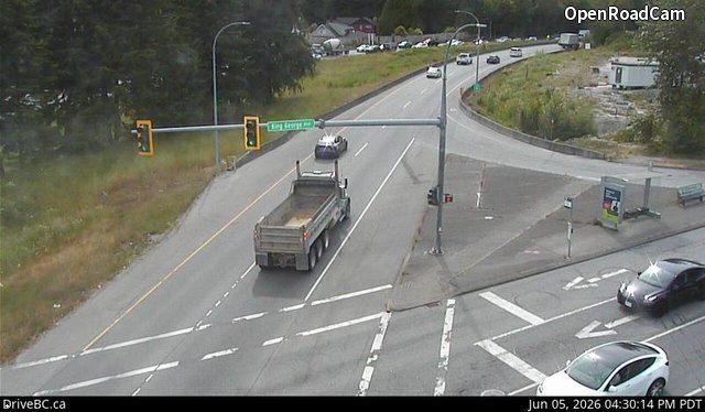Hwy 10 at King George Boulevard - W
