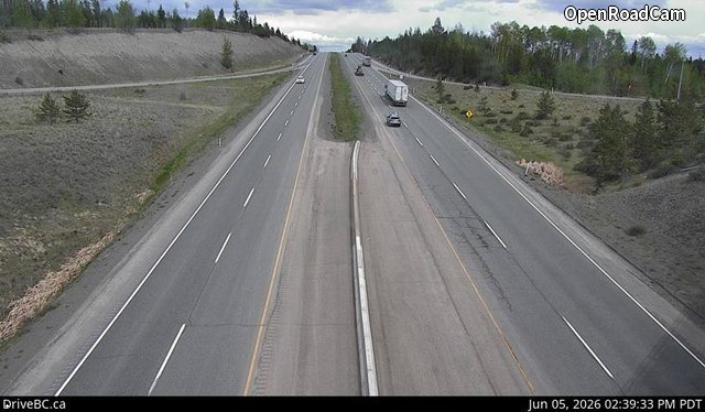 Hwy 5 at Hwy 97D northbound