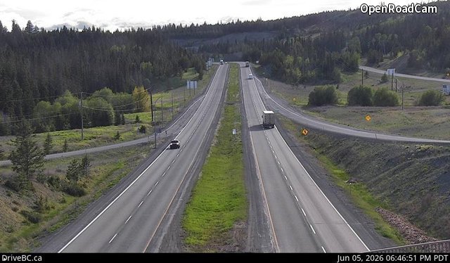 Hwy 5 at Hwy 97D southbound