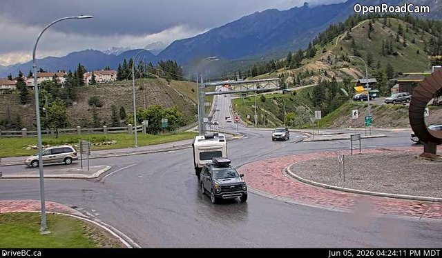 Radium Hot Springs northbound