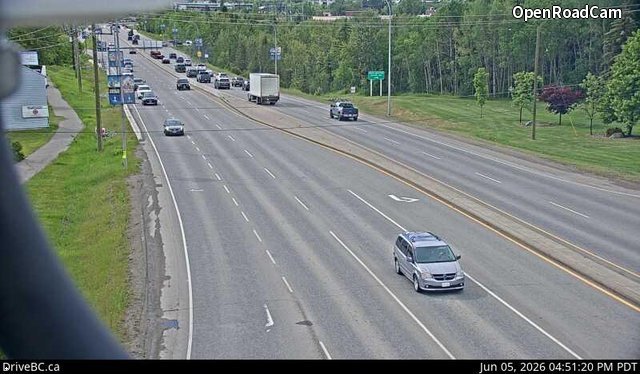 Prince George northbound