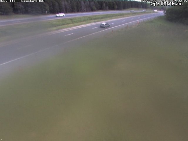 Highway 115 at Boundary Road