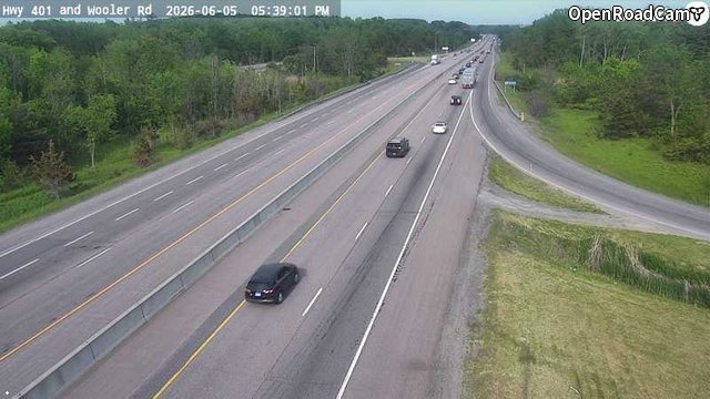 Highway 401 at County Road 40