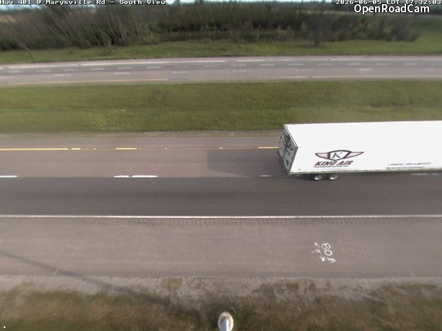 Highway 401 at County Road 15