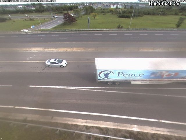Highway 401 at County Road 41