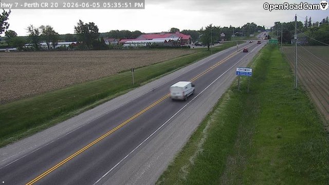 Highway 7 near Perth County Road 20