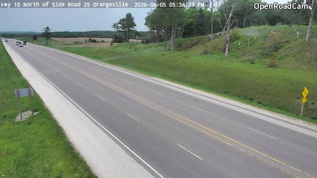 Highway 10 at Orangeville Side Road 25