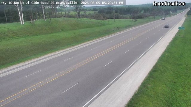Highway 10 at Orangeville Side Road 25