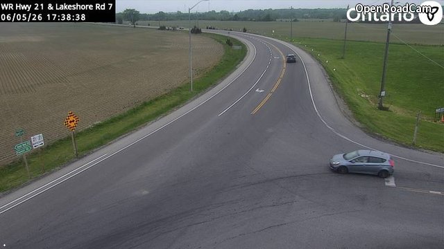 Highway 21 at Lakeshore Road 7