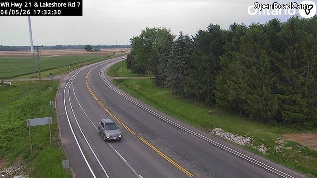 Highway 21 at Lakeshore Road 7