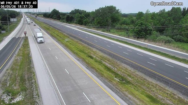 Highway 401 at Highway 40