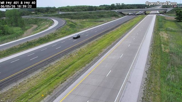 Highway 401 at Highway 40