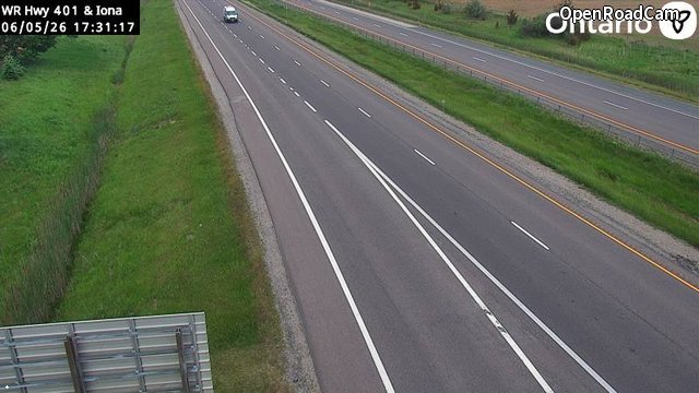 Highway 401 at Iona Road