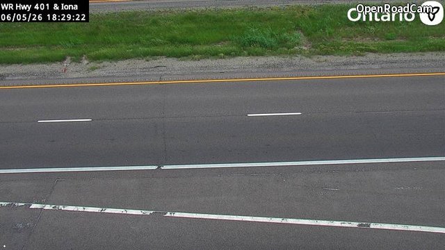 Highway 401 at Iona Road
