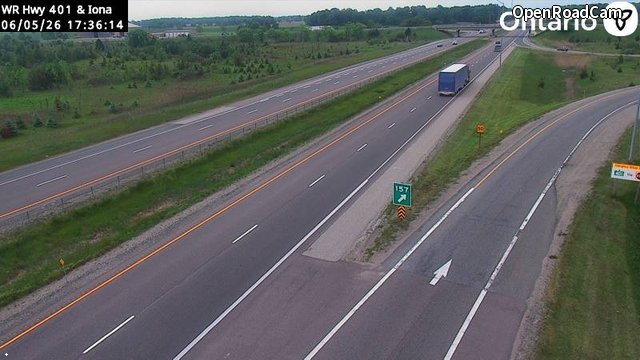 Highway 401 at Iona Road