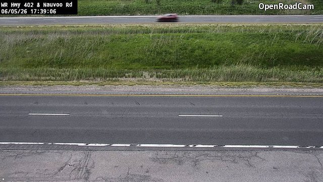 Highway 402 near Nauvoo Road