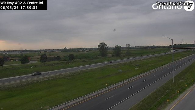 Highway 402 at Centre Road