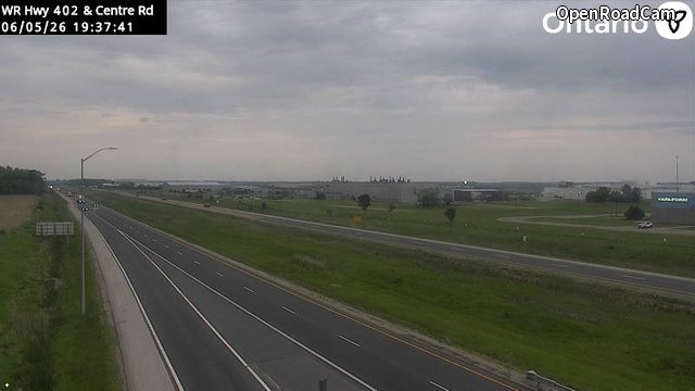 Highway 402 at Centre Road