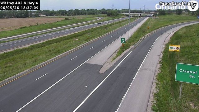 Highway 402 at Highway 4