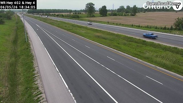Highway 402 at Highway 4