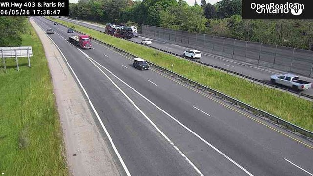 Highway 403 at Paris Road