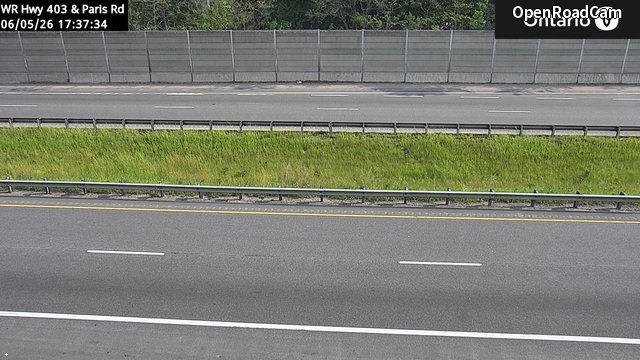 Highway 403 at Paris Road