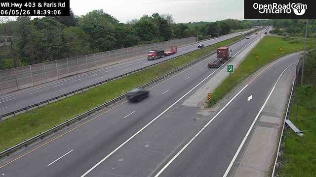 Highway 403 at Paris Road