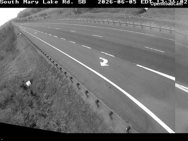 Highway 11 at South Mary Lake Road