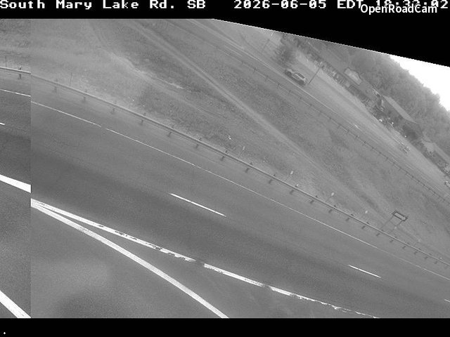Highway 11 at South Mary Lake Road