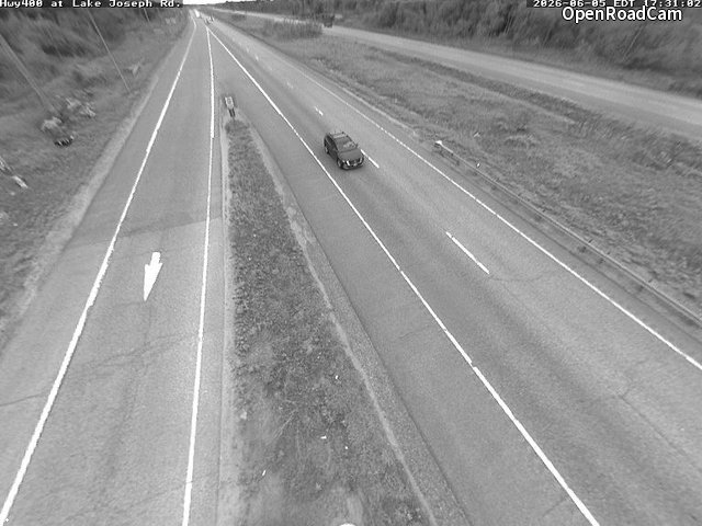 Highway 400 at Lake Joseph Road