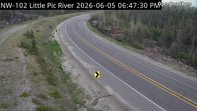 Highway 17 near Neys Provincial Park