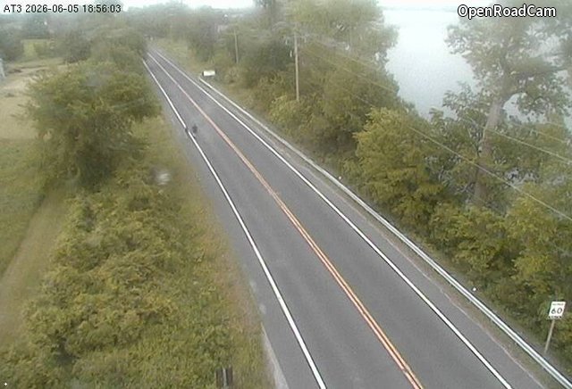 Highway 33 Approaching Ferry Dock #2 (Adolphustown Side)