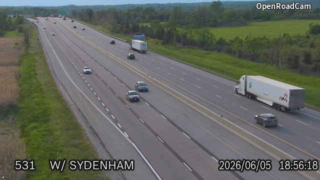 Highway 401 West of Sydenham Road