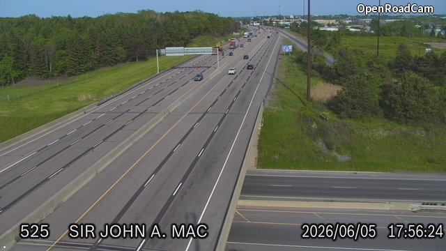 Highway 401 and Sir John MacDonald Boulevard