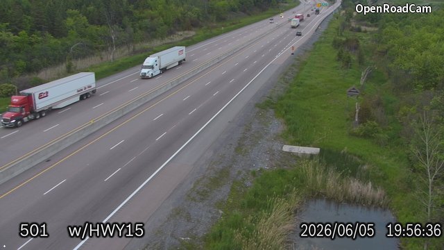 Highway 401 West of Highway 15
