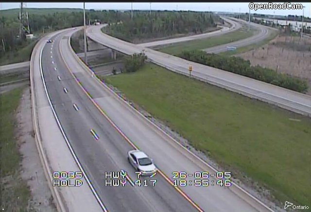 Highway 417 near Highway 7