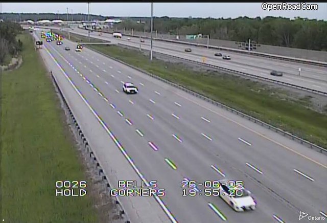 Highway 417 near Bells Corners