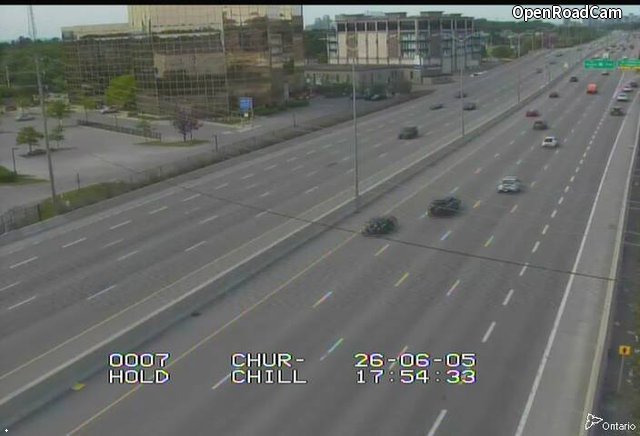 Highway 417 North of Carling Avenue
