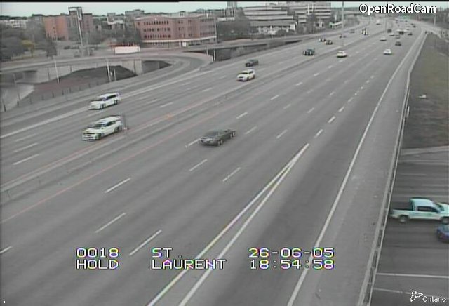 Highway 417 near St. Laurent Boulevard