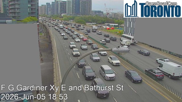 Gardiner Expressway near Bathurst Street