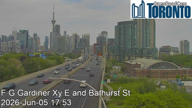 Gardiner Expressway near Strachan Avenue