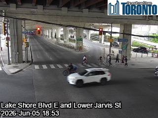 Lake Shore Boulevard near Lower Jarvis Street