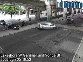 Lake Shore Boulevard near Yonge Street