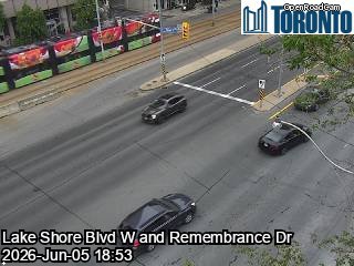 Lake Shore Boulevard near Remembrance Drive