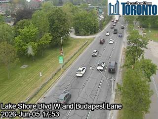 Lake Shore Boulevard near Sunnyside Beach