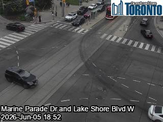 Lake Shore Boulevard near Park Lawn Road