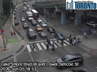 Lake Shore Boulevard near Lower Simcoe Street
